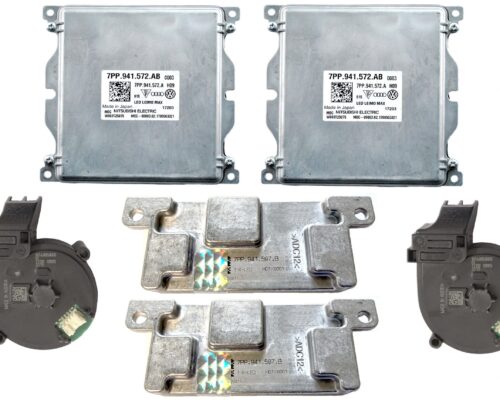 NEW OE HEADLIGHT MODULE KIT , FAN + LED MODULES PORSCHE MACAN 2014 > 8U0907463A + 7PP941572AB + 7PP941597B