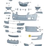 Listwa drzwi Atrapa zderzaka do SKODA 5J0807245