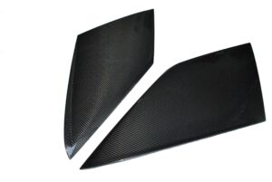 2X NEW ORIGINAL CARBON SIDE PANEL CAPS AUDI Q2 SQ2 81A071352A 81A071350A3Q0