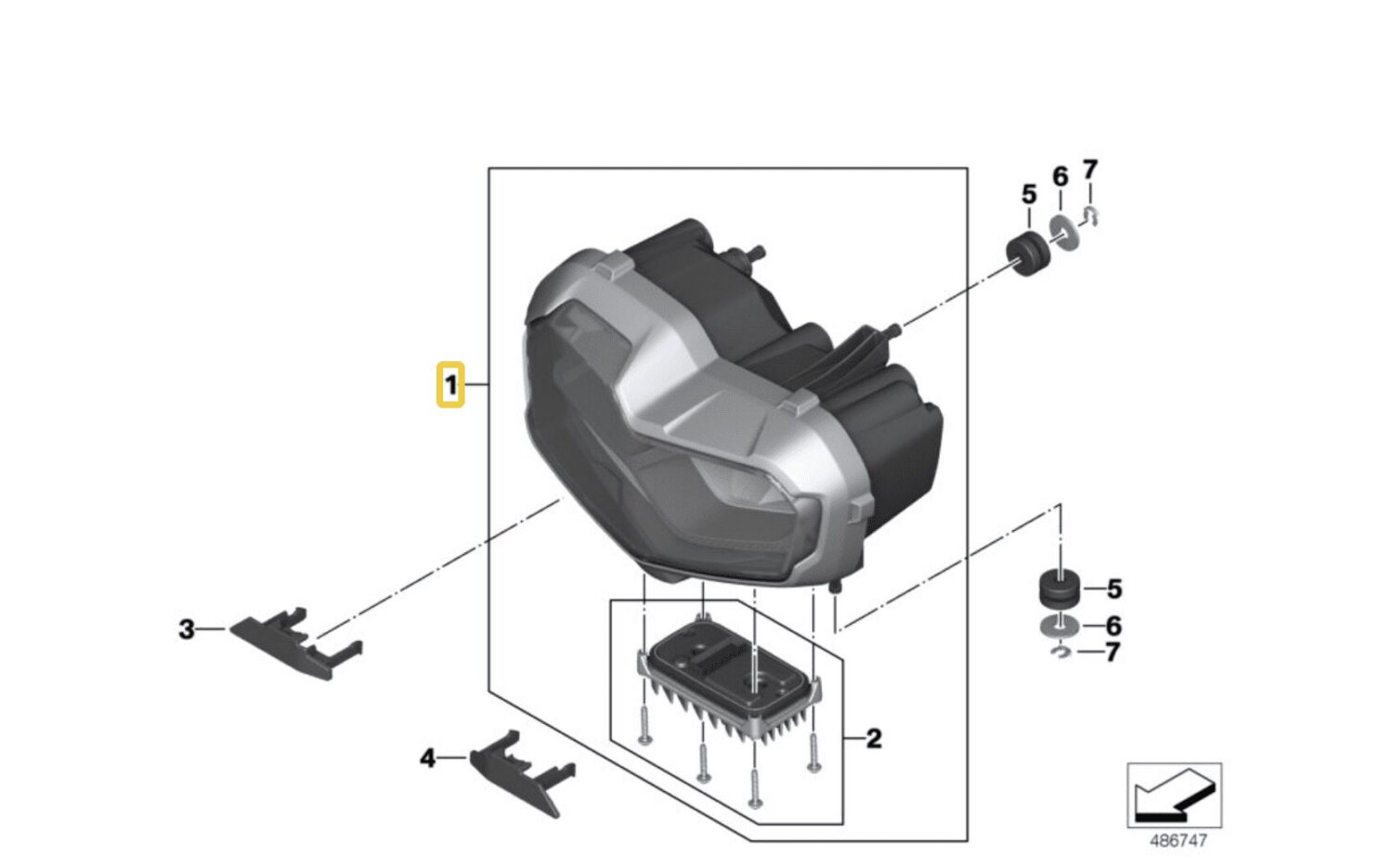 NEUE VOLL LED SCHEINWERFER KOMPLETT BMW K80 F750 GS K81 F850 GS K82 F850 GS ADVENTURE 63128557222 NEUE VOLL LED SCHEINWERFER KOMPLETT BMW K80 F750 GS K81 F850 GS K82 F850 GS ADVENTURE 63128557222 – Bild 5